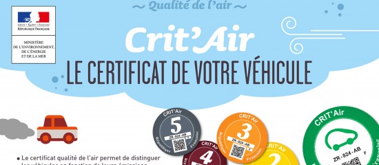 Vignette CRIT’Air : les voitures professionnelles aussi !