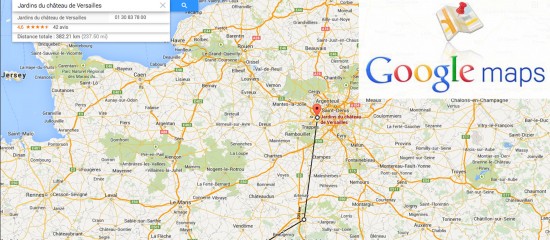 Mesurer les distances avec Google Maps
