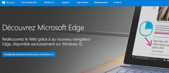 Edge : le nouveau navigateur de Microsoft