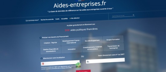 Financement : le nouveau site internet aides-entreprises.fr est en ligne !