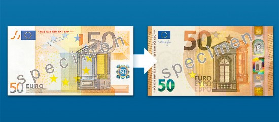 Nouveau billet de 50 € : dès le 4 avril !